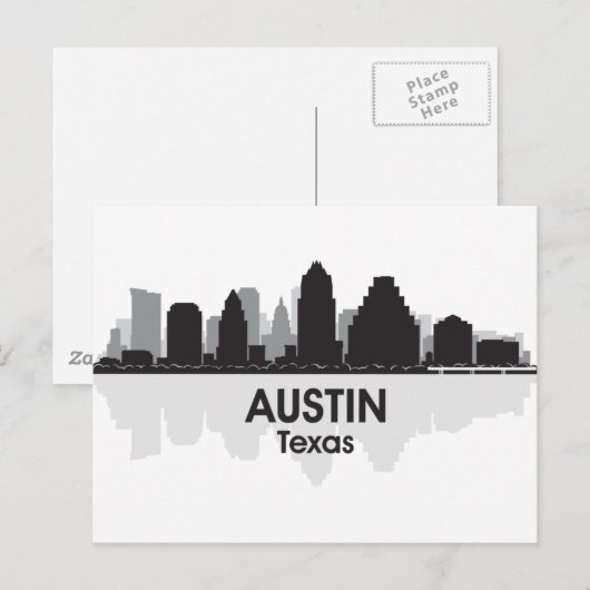 Austin Texas Postkarte (Vorne/Hinten)