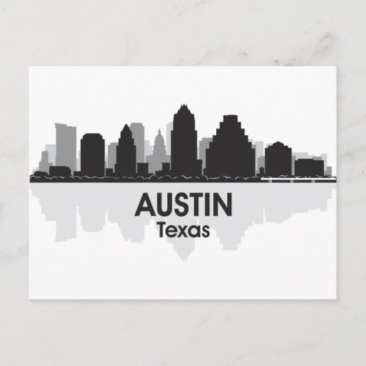 Austin Texas Postkarte (Vorderseite)