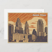 Austin, Texas, Postkarte (Vorne/Hinten)
