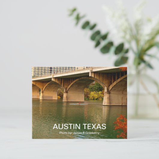 Austin Texas Postkarte (Stehend Vorderseite)
