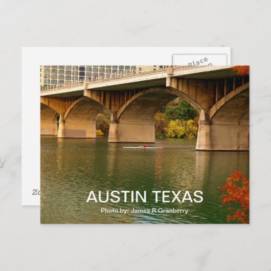 Austin Texas Postkarte (Vorne/Hinten)