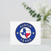 Austin Texas Postkarte (Stehend Vorderseite)