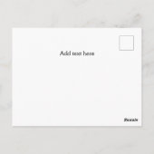 Austin Texas Retro Sunset Cityscape Postkarte (Rückseite)