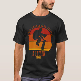 Austin Texas Skateboarder Urne Skateboarding T-Shirt