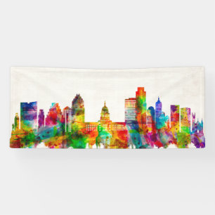Austin Texas Skyline Banner