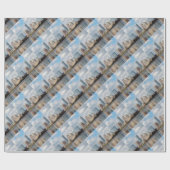 Austin Texas Skyline Geschenkpapier (Flach)