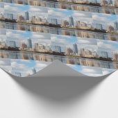 Austin Texas Skyline Geschenkpapier (Ecke)