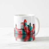 Austin Texas Skyline Kaffeetasse (VorderseiteRechts)