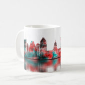 Austin Texas Skyline Kaffeetasse (Vorderseite Links)