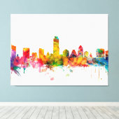 Austin Texas Skyline Leinwanddruck (Insitu (Holzboden))
