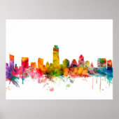 Austin Texas Skyline Poster (Vorne)