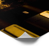 Austin Texas Skyline Poster (Ecke)