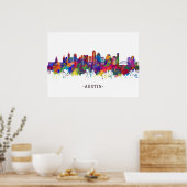 Austin Texas Skyline Poster (Küche)