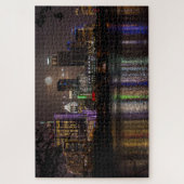 Austin, Texas Skyline Vollmond Puzzle (Vertikal)
