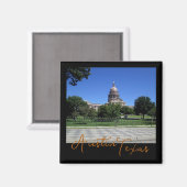 Austin Texas Staat Hauptstadt Gebäude Magnet (Vorderseite/Rückseite)