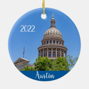 Austin, Texas Staat Hauptstadt Keramik Ornament