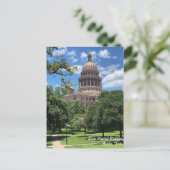Austin Texas Staat Hauptstadt Postkarte (Stehend Vorderseite)