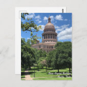 Austin Texas Staat Hauptstadt Postkarte (Vorne/Hinten)