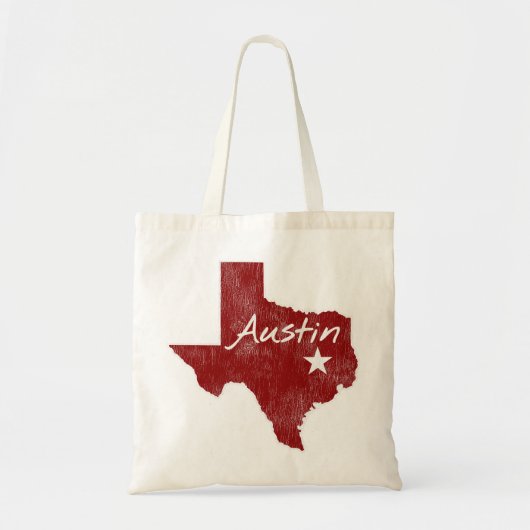 Austin Texas Staat Star Tragetasche (Vorne)