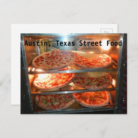 Austin Texas Street Food Postcard Postkarte (Vorne/Hinten)