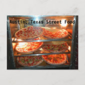 Austin Texas Street Food Postcard Postkarte (Vorderseite)