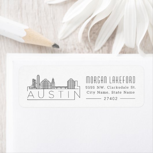 Austin, Texas Stylized Skyline | (Insitu)