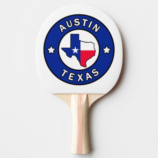 Austin Texas Tischtennis Schläger (Vorderseite)