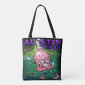 Austin Texas Tote Bag Tasche (Rückseite)