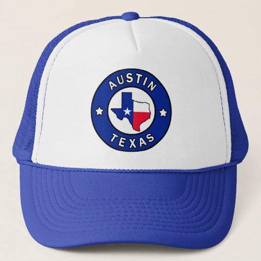 Austin Texas Truckerkappe (Vorderseite)