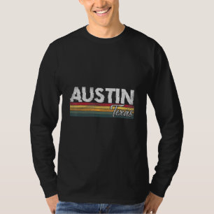 Austin Texas Tx Familienurlaub Retro Vintag T-Shirt