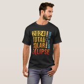 Austin Texas Tx Total Solar Eclipse 2024 T-Shirt (Vorne ganz)