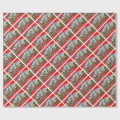 Austin Texas TX Vintagen Großbuchstabe Postkarte Geschenkpapier (Flach)