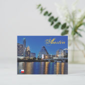 Austin, Texas, U.S.A. Postkarte (Stehend Vorderseite)