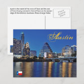 Austin, Texas, U.S.A. Postkarte (Vorne/Hinten)