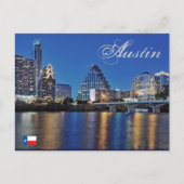 Austin, Texas, U.S.A. Postkarte (Vorderseite)