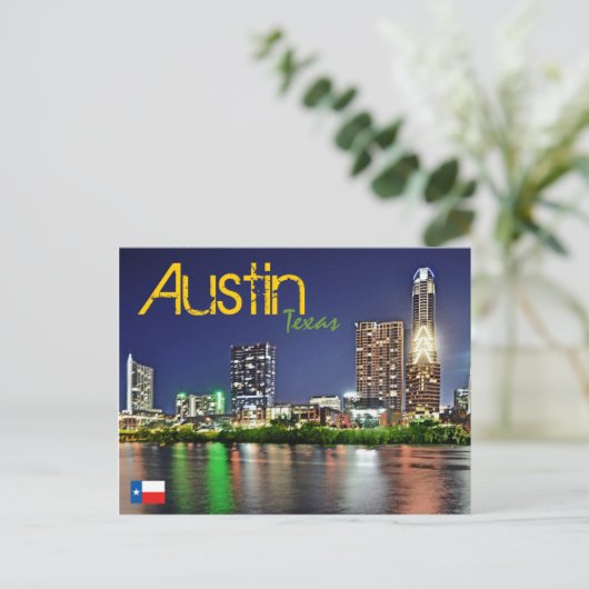 Austin, Texas, U.S.A. Postkarte (Stehend Vorderseite)
