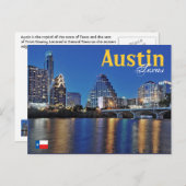 Austin, Texas, U.S.A. Postkarte (Vorne/Hinten)