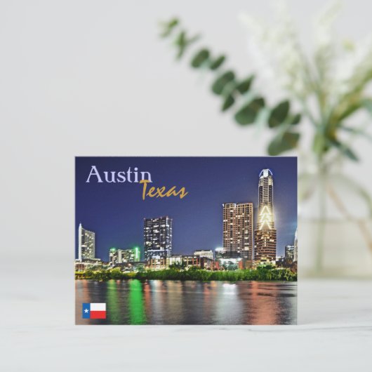 Austin, Texas, U.S.A. Postkarte (Stehend Vorderseite)