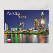 Austin, Texas, U.S.A. Postkarte (Vorderseite)
