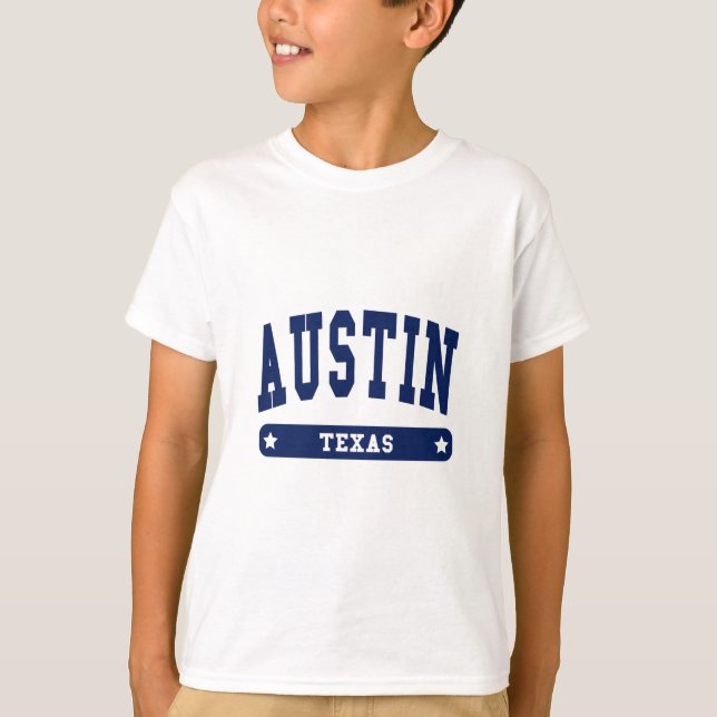 Austin Texas Uni Style to Shirts (Vorderseite)