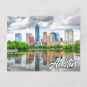 Austin, Texas, USA Postkarte