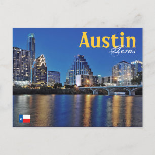 Austin, Texas, USA Postkarte