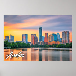 Austin, Texas, Vereinigte Staaten Poster