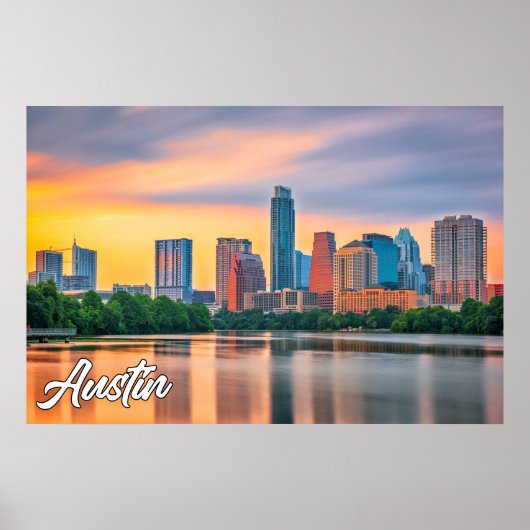 Austin, Texas, Vereinigte Staaten Poster (Vorne)