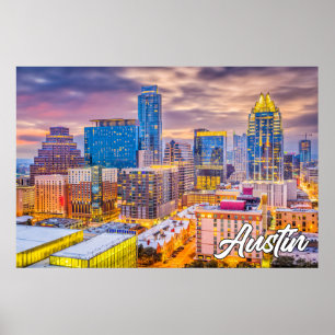 Austin, Texas, Vereinigte Staaten Poster