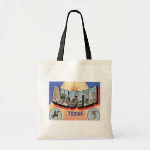 Austin, Texas Vintag Historisch Tragetasche