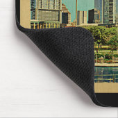 Austin Texas Vintage Travel Mousepad (Ecke)