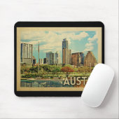 Austin Texas Vintage Travel Mousepad (Mit Mouse)