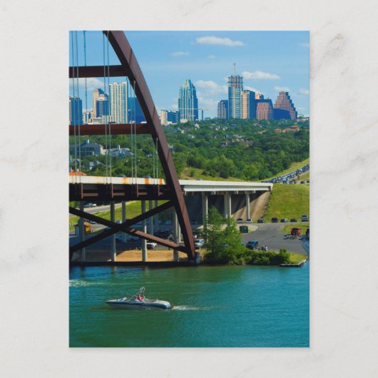 Austin, Texas von 360 Bridge Postkarte (Vorderseite)