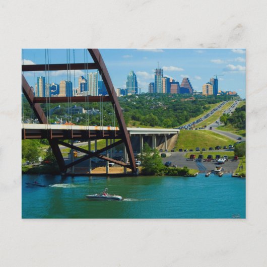 Austin, Texas von 360 Bridge Postkarte (Vorderseite)
